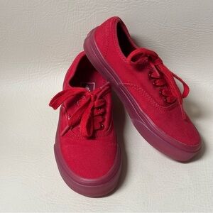 VANS Old Skool Translucent Skate Shoes Red Monochrome Youth Kids Size Y 1.0